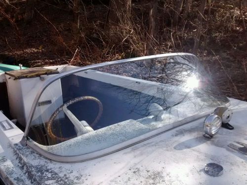 Taylor safety glass wrap around windshield