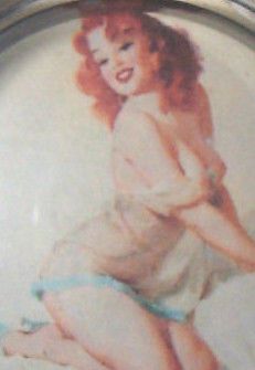 Suicide sack girl rat rod knob steering wheel spinner knob hot pin up