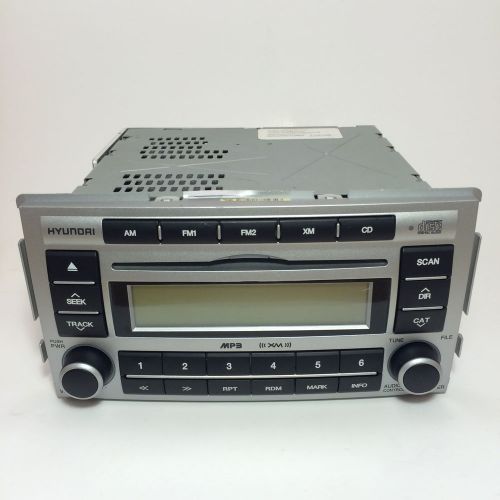 Hyundai car radio compact disc digital audio
