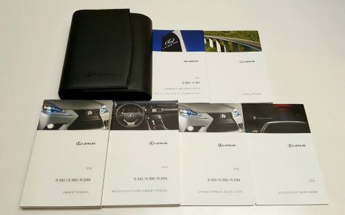 2016 lexus is 350 is 250 is 200t navigation system owners manual v6 3.5l awd oem