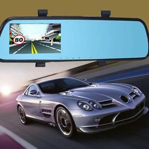 Full hd 1080p 4.3 video recorder dash cam rearview mirror car camera dvr salable