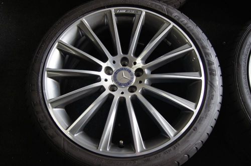 4 genuine mercedes s550 amg 20 in sport wheels tires rims s63 s65 run flat