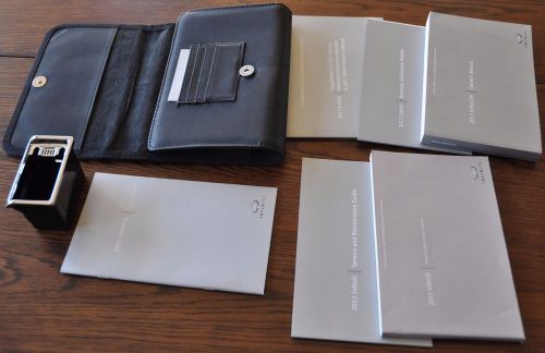 2013 infiniti m m37 m56 oem owner&#039;s manual set with case + keyfob + ashtray