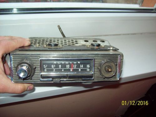Vintage autoradio autovox ra 112 b a valvole radio tube car ra 112b