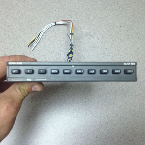 Find Bendix / King KA 134 Audio Panel, gray face, EXCELLENT looking