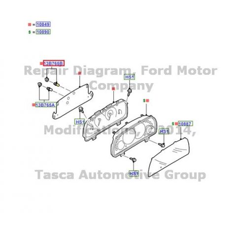 New oem instument panel dial illumination shift indicator bulb 2001-04 escape