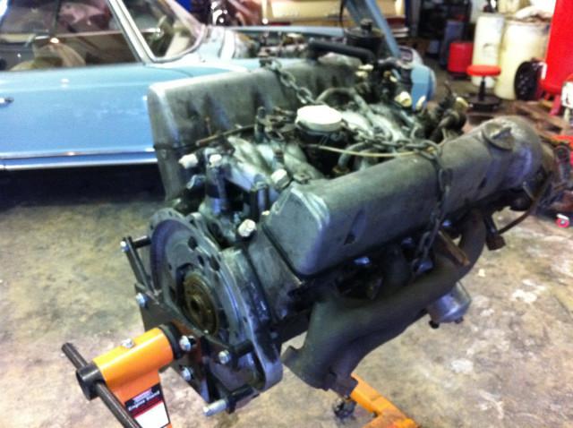 Mercedes benz w111 280se 3.5 m116 engine with transmission late 1969 1970
