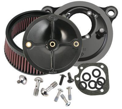 S&s stealth air cleaner kit black harley flhtc electra glide classic 1993-1999