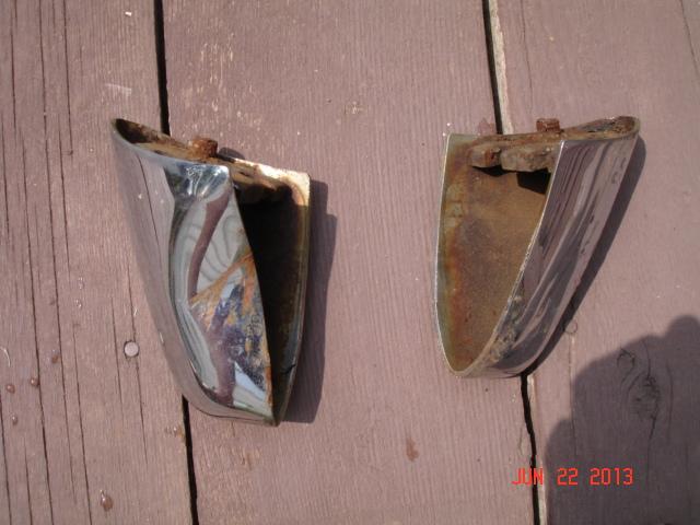 1958 PONTIAC REAR BUMPER Trim Pieces, Solid Core, US $39.99, image 8