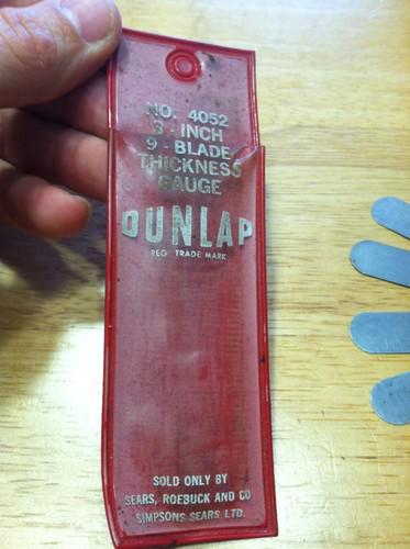 Sears Roebuck Dunlap spark plug feeler thickness gauge 9 blade , US $7.99, image 2
