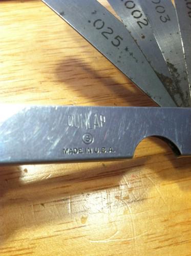 Sears Roebuck Dunlap spark plug feeler thickness gauge 9 blade , US $7.99, image 5