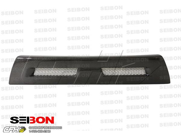 Seibon carbon fiber s-style carbon fiber front grille grill mitsubishi evo 08-12