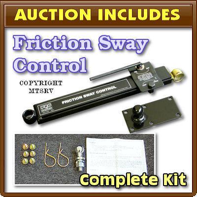 Pro series friction sway control complete kit - reese -z-