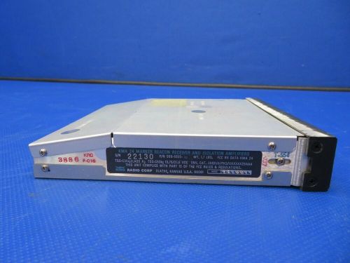 Beech king kma 24 marker beacon rec &amp; isolation amp 14v / 28v w/ 8130 (0721-702)