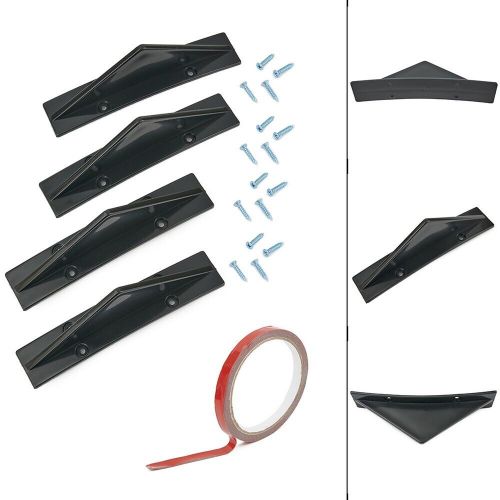 4*Universal Rear Bumper Diffuser Lip Splitter Fin Trim Cap Fit For 300, US $19.03, image 2
