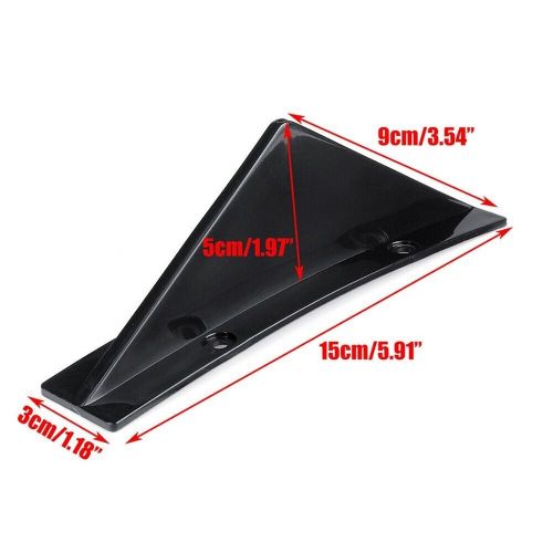 4*Universal Rear Bumper Diffuser Lip Splitter Fin Trim Cap Fit For 300, US $19.03, image 3