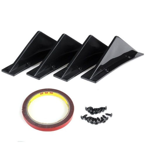 4*Universal Rear Bumper Diffuser Lip Splitter Fin Trim Cap Fit For 300, US $19.03, image 14