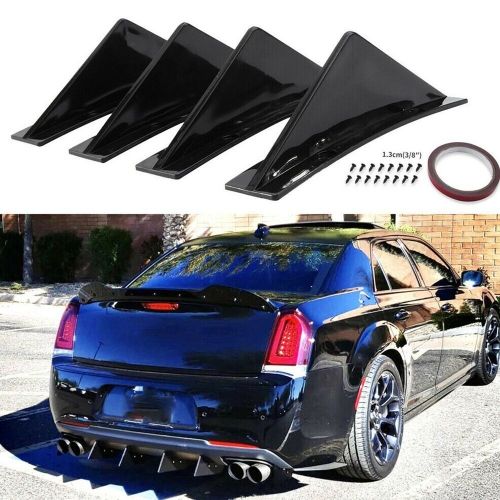 4*Universal Rear Bumper Diffuser Lip Splitter Fin Trim Cap Fit For 300, US $19.03, image 21