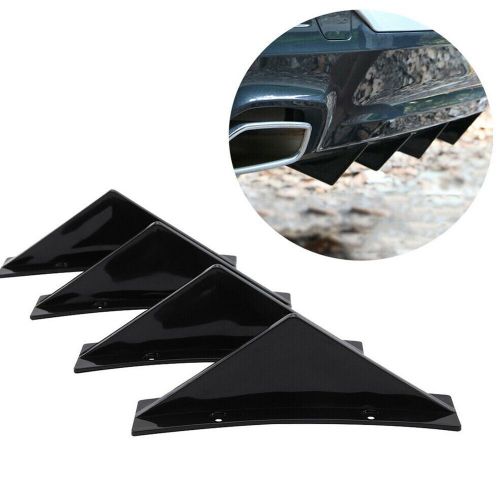 4*Universal Rear Bumper Diffuser Lip Splitter Fin Trim Cap Fit For 300, US $19.03, image 24