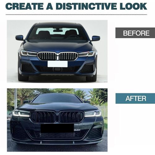 Fits BMW G30 530i 540i M550i M-Sport 21-23 CARBON FIBER Front Bumper Lip Spoiler, US $600.00, image 9