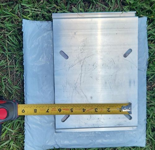 Boat seat mounting system of 15" aluminum sliding rails, mount bases, (1)swivel