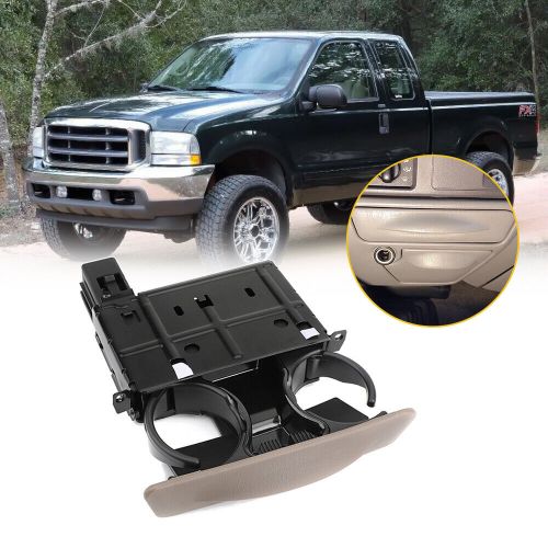 For 1999-2004 ford super duty f250 f350 f450 f550 dash cup holder parchment tan