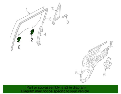 Genuine Kia Door Glass Fastener 82413-2K000, US $11.10, image 2