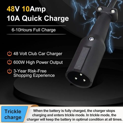 Flngr 48 Volt Golf Cart Battery Charger for Club Car6-10 Hours Full Charge10 ..., US $149.99, image 3
