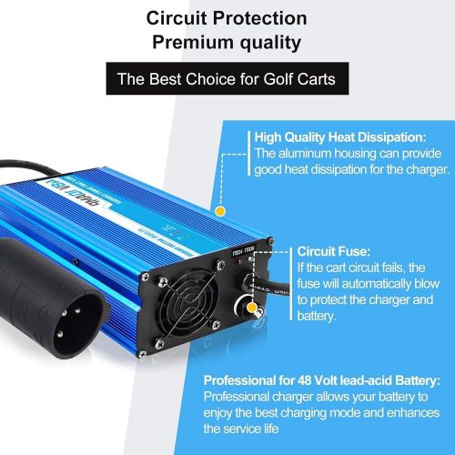 Flngr 48 Volt Golf Cart Battery Charger for Club Car6-10 Hours Full Charge10 ..., US $149.99, image 4