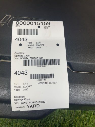 ✅ 2017 KIA OPTIMA Engine Cover PN: 29240 2GGA0 OEM, US $89.97, image 3