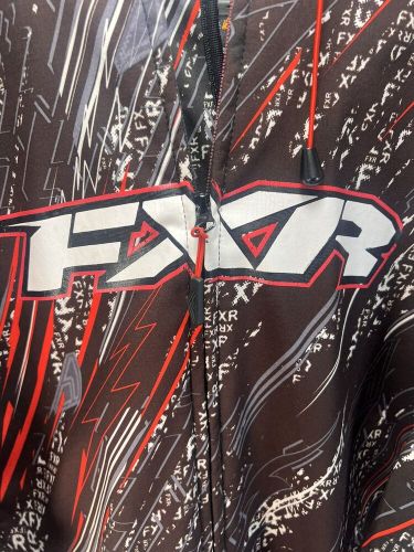 Fox FXR Racing Jacket Size S Red Black Full Zip Coat Snowmobile, US $34.99, image 2