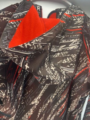 Fox FXR Racing Jacket Size S Red Black Full Zip Coat Snowmobile, US $34.99, image 5