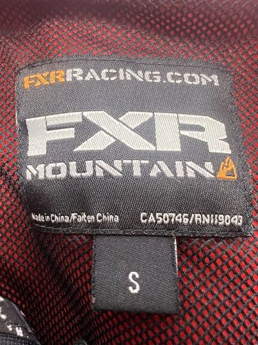 Fox FXR Racing Jacket Size S Red Black Full Zip Coat Snowmobile, US $34.99, image 6