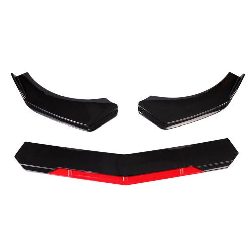 For Dodge Front Bumper Lip Side Skirt Rear Bumper Lip Strut Rods Black Red, US $140.00, image 12