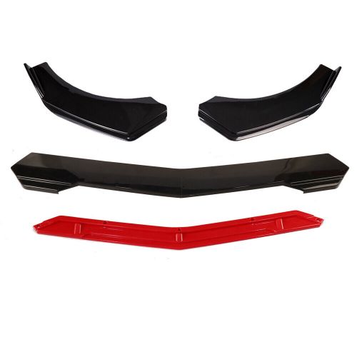 For Dodge Front Bumper Lip Side Skirt Rear Bumper Lip Strut Rods Black Red, US $140.00, image 13