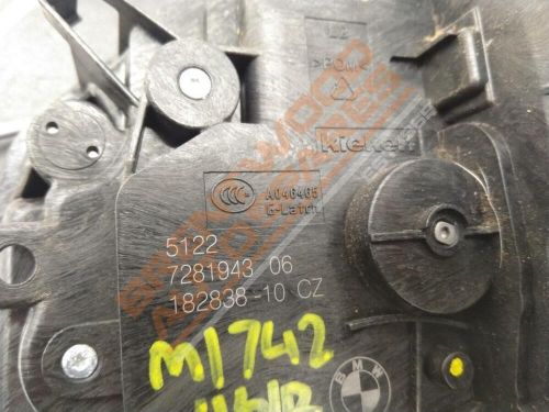 Mini clubman f54 2016 f54 nsr passengers rear left door lock 7281943