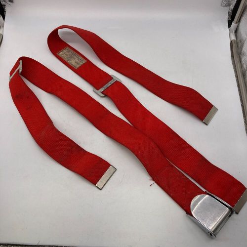 1946 46 Cessna 140 120 Rupert Parachute seat belt belt model 50 Rat Rod Hot RED, US $59.99, image 7