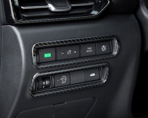 For Nissan Sentra 20-2023 Steel Carbon Fiber Headlight Switch Button Cover Trim, US $24.69, image 3