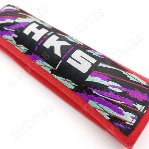 HKS Red 1 Pair Shoulder Pads Car Racing Seat Belt Cotton Strap Cover Universal, US $9.99, image 10
