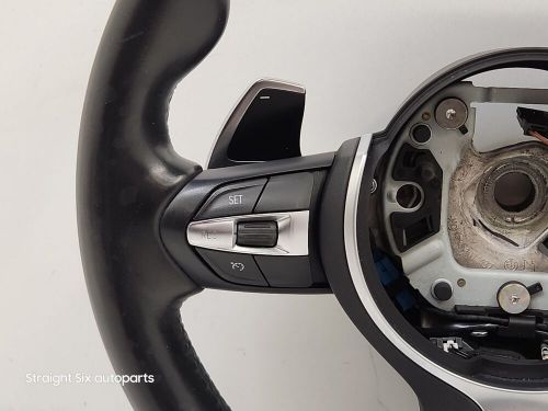 ✅OEM BMW F22 F30 F32 F36 Steering Wheel Heated M Sport Black Leather w/Shifters*, US $449.95, image 3