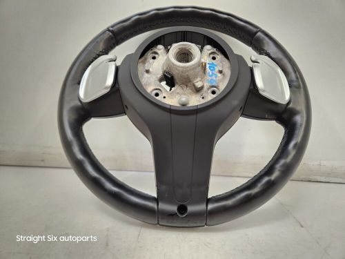 ✅OEM BMW F22 F30 F32 F36 Steering Wheel Heated M Sport Black Leather w/Shifters*, US $449.95, image 8