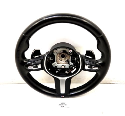 ✅OEM BMW F22 F30 F32 F36 Steering Wheel Heated M Sport Black Leather w/Shifters*, US $449.95, image 14