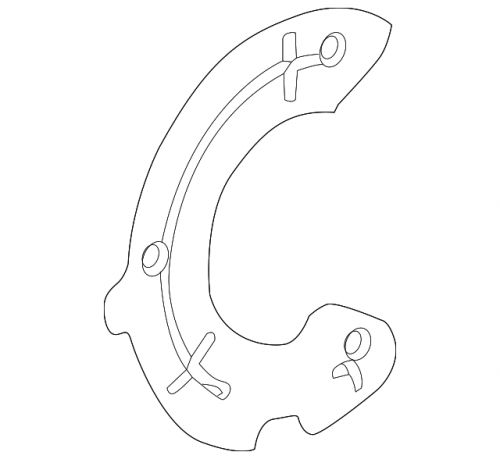 Genuine GM Front Brake Dust Shield 23446728, US $25.84, image 2