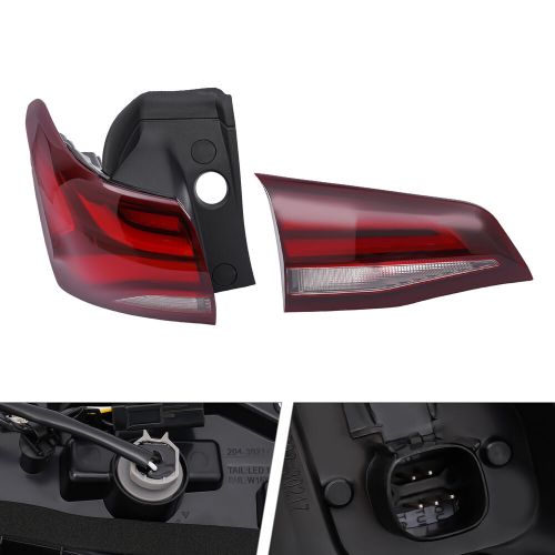For 2022 2023 Chevy Equinox Inner + Outer Left Side Led Tail Light Rear Lamp, US $176.20, image 2