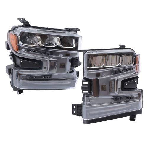 For 2019-2021 Chevrolet Silverado 1500 Pair Left+Right LED Headlights Headlamps, US $434.07, image 15