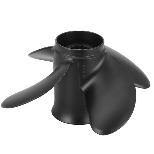 10.3x13in RH Propeller Aluminum Alloy 4pcs Blades Fit For 4 Stroke 25HP Outboard, US $87.48, image 3