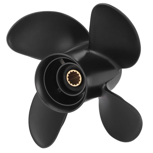 10.3x13in RH Propeller Aluminum Alloy 4pcs Blades Fit For 4 Stroke 25HP Outboard, US $87.48, image 12