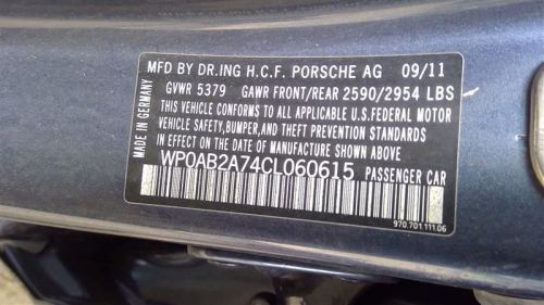 Driver Rear Window Regulator Electric SWB Fits 10-16 PORSCHE PANAMERA 426011, US $99.00, image 2