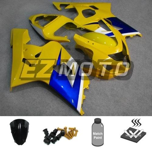Fairing kit pack with windscreen & bolts for suzuki gsxr 600 750 k4 2004 2005 as