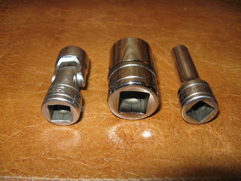 Snap-on tools sockets: sfs101, fs16a, sw221
